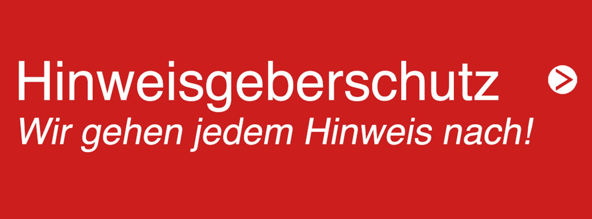 Hinweisgeberschutz