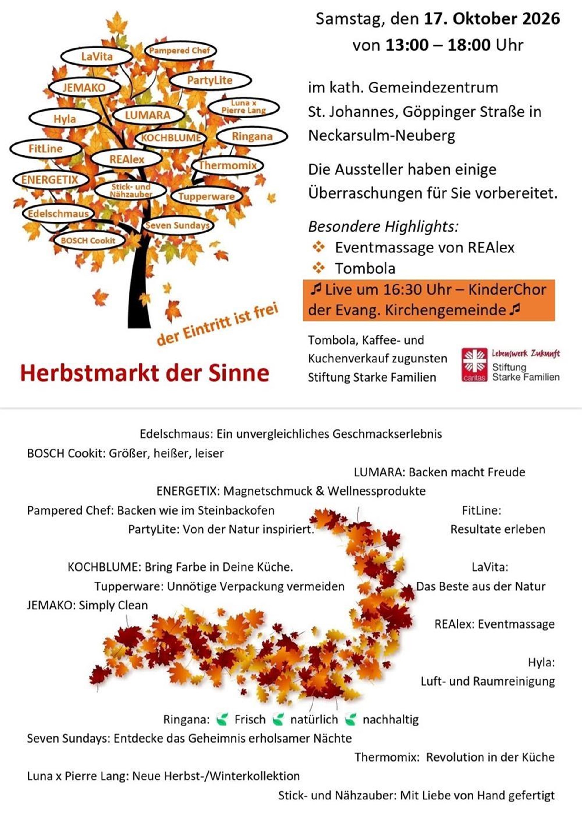 Hebstmarkt der Sinne 2026